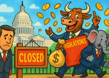 The 2025 U.S. Government Shutdown: When the State’s Silence Amplifies the Market