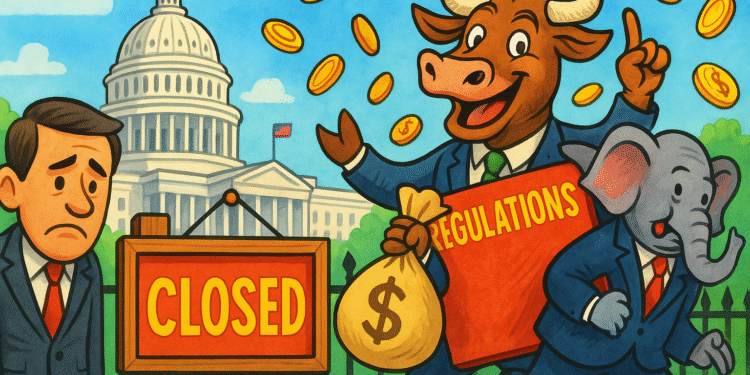 The 2025 U.S. Government Shutdown: When the State’s Silence Amplifies the Market
