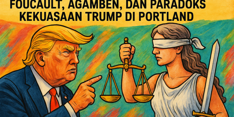 “Hukum yang Menolak Kedaulatan: Foucault, Agamben, dan Paradoks Kekuasaan Trump di Portland”
