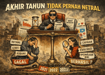 Mengapa Akhir Tahun Selalu Mengadili Kita