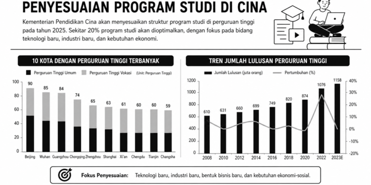 Ketika Cina Menutup Ribuan Program Studi, Mengapa Program Studi Hubungan Internasional Justru Tetap Dipertahankan?