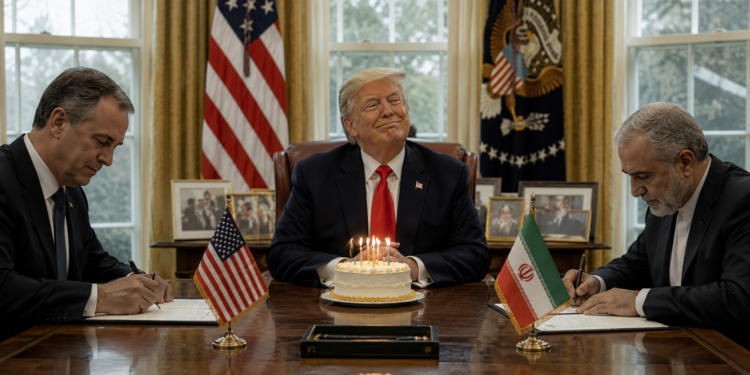 Misteri Diplomasi Ulang Tahun Trump dan Hadiah Kesepakatan AS-Iran